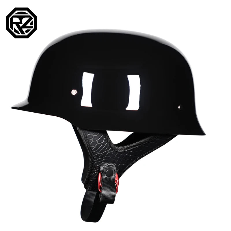 German style motorcycle helmet capacetes open face retro