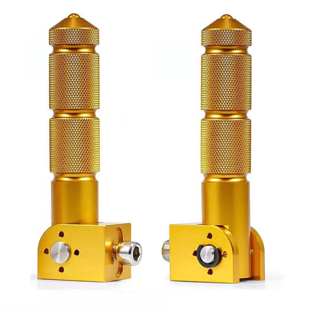 M8" 5/16IN Thread CNC Universal Pedals Folded Footrest Footpeg For Motorcycles, Bicycles, Electric Vehicles, Mopeds, Karts