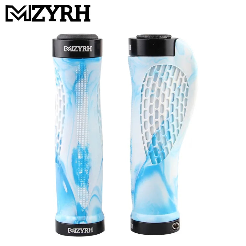 Bicycle Grips Lock on Rubber Bicycle Handlebar Grip Durable Ergonomics Mountain Bike Handle Waterproof Dustproof MTB Cuffs