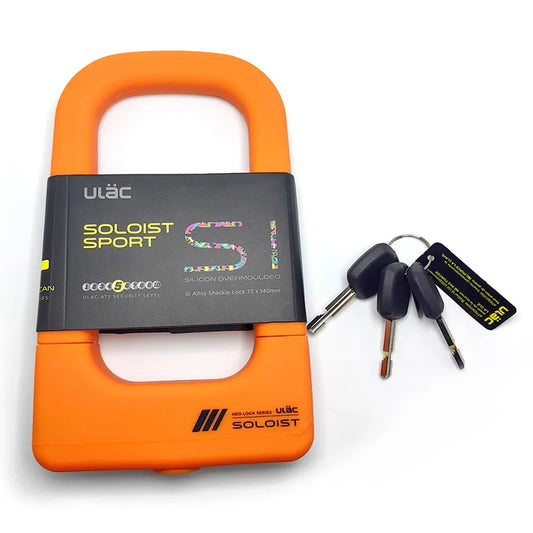 ULAC Silicone U-lock Mountain Bike Lock Universal Aluminum Alloy Lock Waterproof Anti-collision Lock MU3