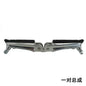 Motorcycle Front Foot Pegs Footrests Black Pedals For Honda CB250 CBR600F CB600F NC700 Hornet 250 600 Aluminum Rubber Left and right