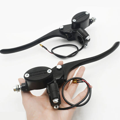 22mm Aluminum Alloy Motorcycle Brake Ebike Hydraulic Brake Electric Handles Pedal Electric Moped equipments Parts Handle Lever