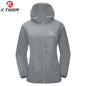X-TIGER Windproof Reflective Cycling Jersey - Super Light Sunscreen Jacket for MTB and Hiking