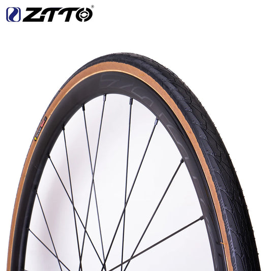 ZTTO Road Bike Tires 700C High Performance Durable Foldable Tires with 60TPI Puncture Resistant 700C 23-25C 25-28c Inner Tubes
