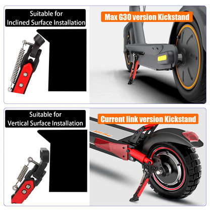 ULIP Scooters V2.0 Adjustable Kickstand Side Parking Bracket Support For Electric Scooters Side Vertical Mounting Foot Bracket