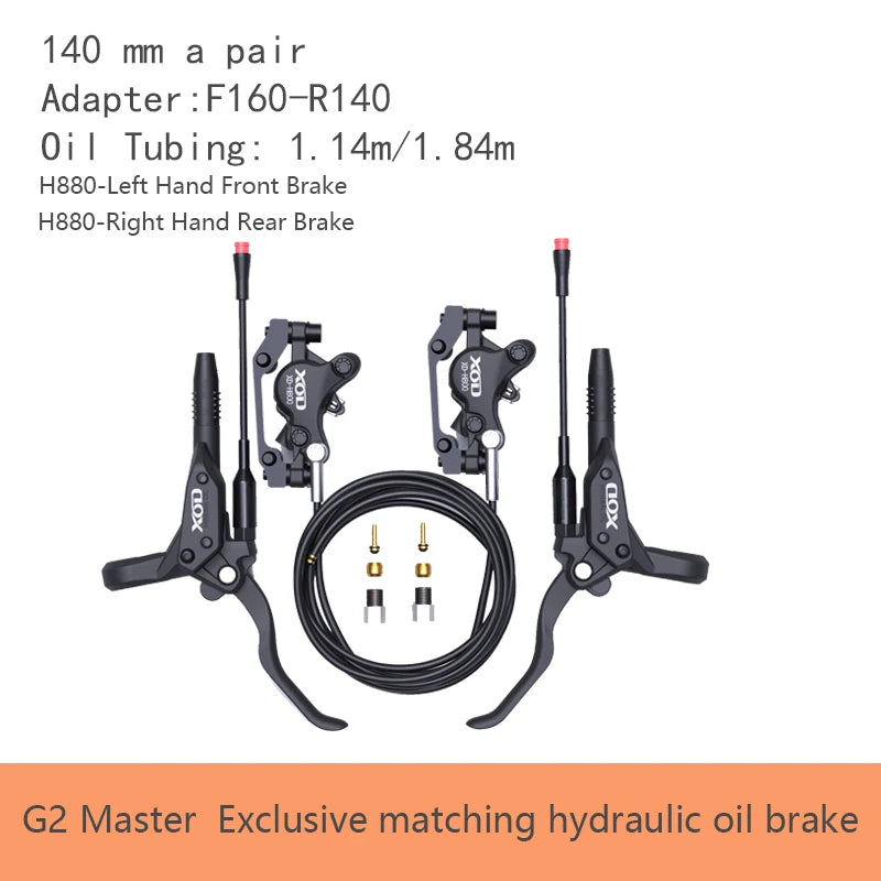 XOD H800/H880 Electric Scooter Hydraulic Disc Brake for KUKirin G2 MAX G2 Master Multiple Models Electric Scooter Brake
