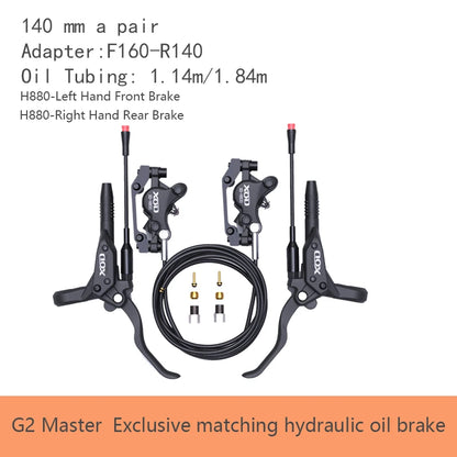 XOD H800/H880 Electric Scooter Hydraulic Disc Brake for KUKirin G2 MAX G2 Master Multiple Models Electric Scooter Brake