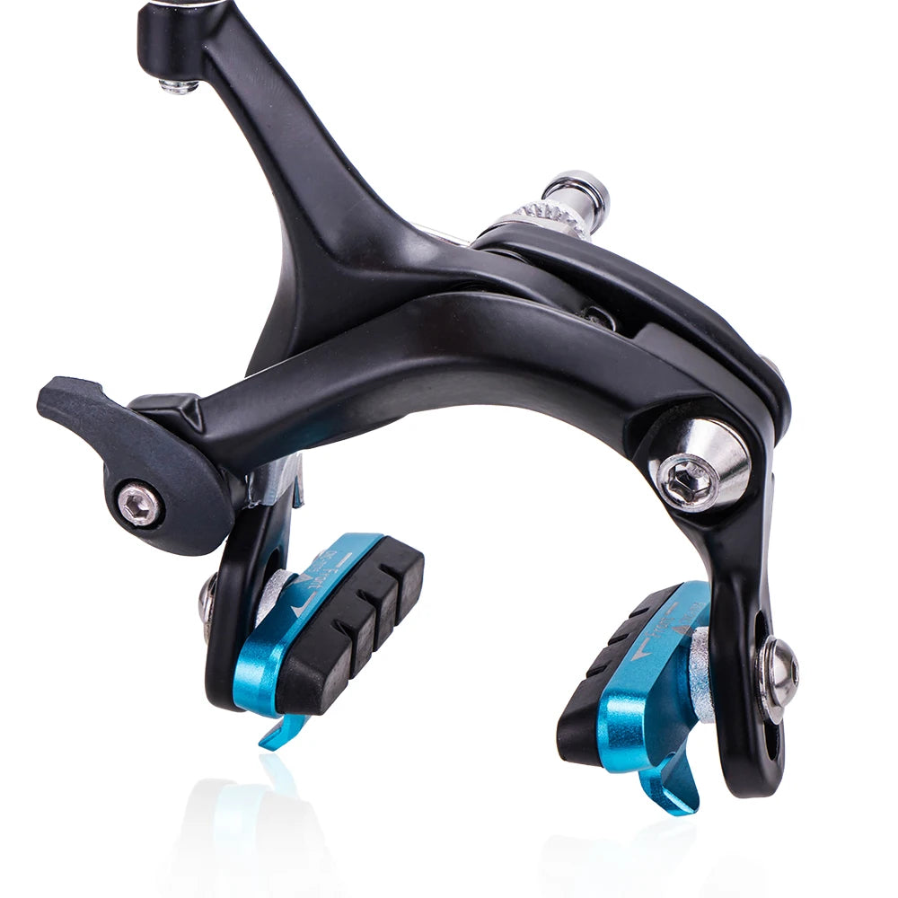 ZTTO Road Bike Brake Shoes C Caliper Hoof Replaceable Rubber Pads CNC Shell Block For Aluminum Alloy Rims Friction Wheel Brake