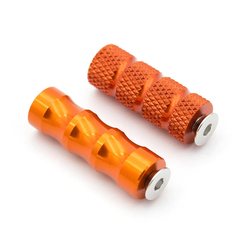 6mm CNC Motorcycle Racing Gear Shift Brake Lever Footpeg Foot Pedal For Yamaha YZF R1 R3 R25 R6 R7 R15 R125 MT07 MT09 MT03 FZ09 Orange CHINA