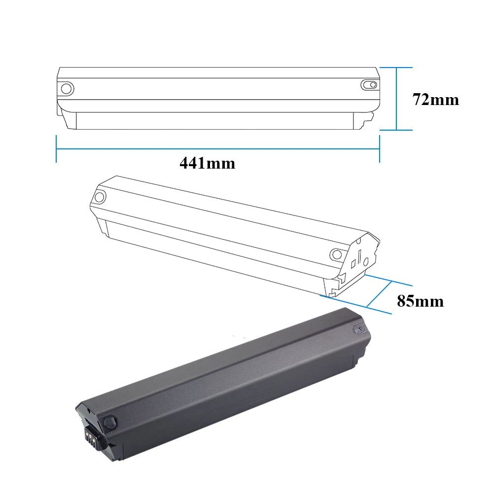 Motive R3 frame integrated lithium e-bike battery