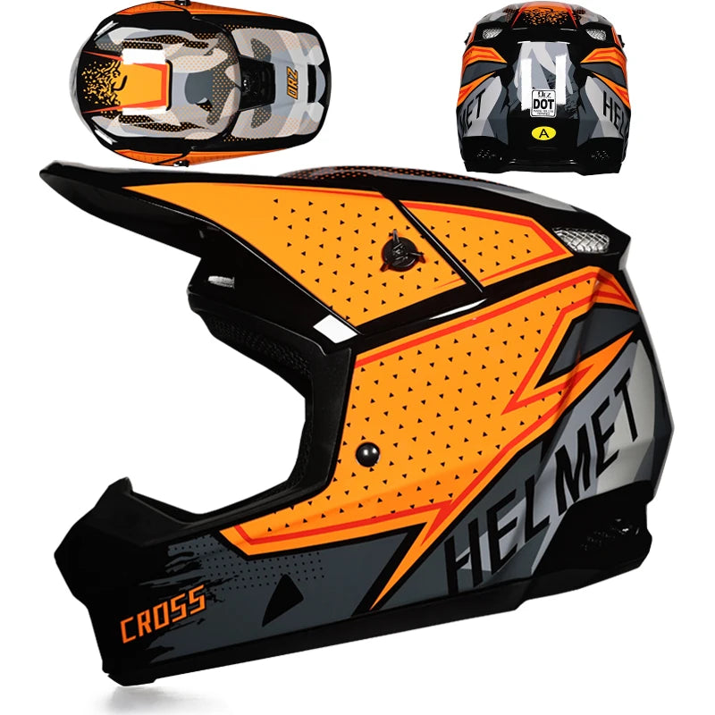 New Children Motorcycle Helmet Off-road Helmet Downhill AM DH Cross Motocross DOT Certification 7 China