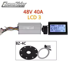 KT Ebike Controller 36V-52V 1500W 1000W | Dual Mode Sinewave with LCD3 Display & PAS