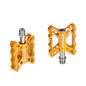 ENLEE Pedal Aluminum Alloy Pedal Mountain Road Bike Bearing Pedal Folding Bicycle General Cycling N13 gold CHINA