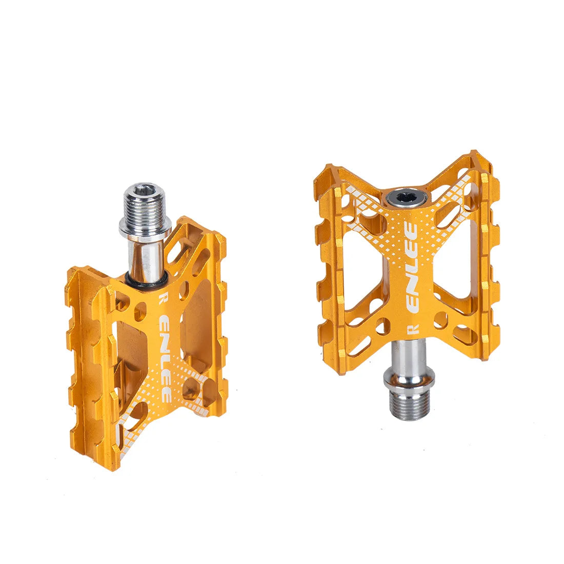 ENLEE Pedal Aluminum Alloy Pedal Mountain Road Bike Bearing Pedal Folding Bicycle General Cycling