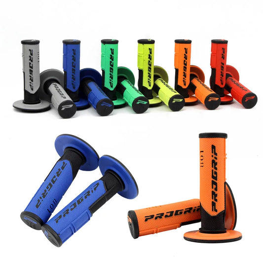 7/8 "22 24mm Motorcycle Grips Handle Bar For KTM YAMAHA Universal Pit Bike Motocross Motorbike Rubber GEL Domino Grip 6 Colors