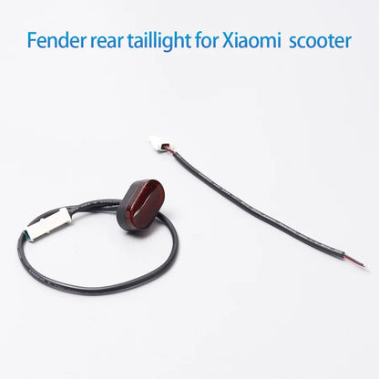 Front Rear Fender For xiaomi M365 / Pro Electric Scooter Taillight Battery Powered Warning Light Lamp Tyre Splash Mudguard Parts
