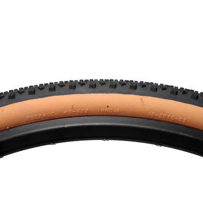 INNOVA PRO bicycle tire 700C road bike tires 700x40C 40-622 60TPI fit 29er mtb gravel bike yellow side wire bead ultralight 565g