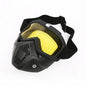Goggles Full Face Hd Transparent Fog-proof Sand-proof Electric Welding Protective Glasses Versatile Breath-proof Windproof Mask Yellow-lens