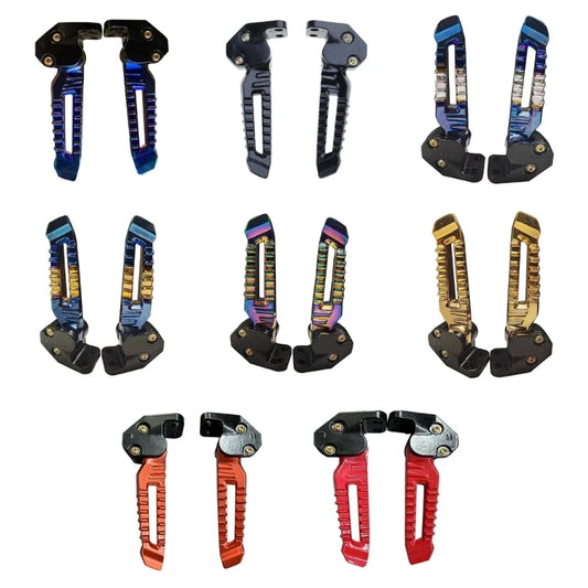 Motorcycle Replacement Foot Pegs Footrest Pedal for 150cc 125cc Pedal Footrests Motorbike Accessories Easy Installation