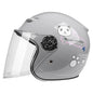 Children Kids Helmet With Cute Cartoon Pattern New Anti-Fall Four Seasons Safety Protection Grey