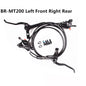 Shimano MT200 Brake BL BR MTB E-bike Hydraulic Disc Brake Bicycle Electric Bike Brake Left Front Right Rear Brake