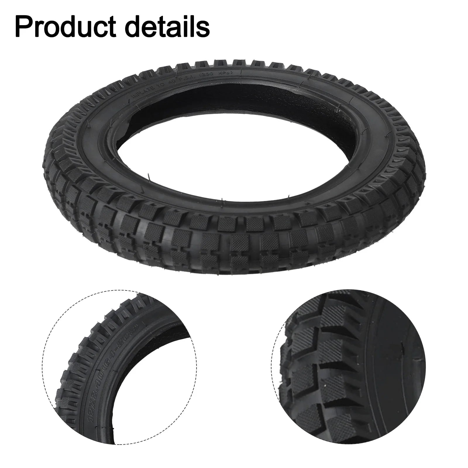 12 Inch Wheel Tire 12 X2.4 Bike Tyre Outer Tube For Kids Bikes Bicycle Tires Tubes For 112 Inch Kids Bikes Gas Scooter Accessory