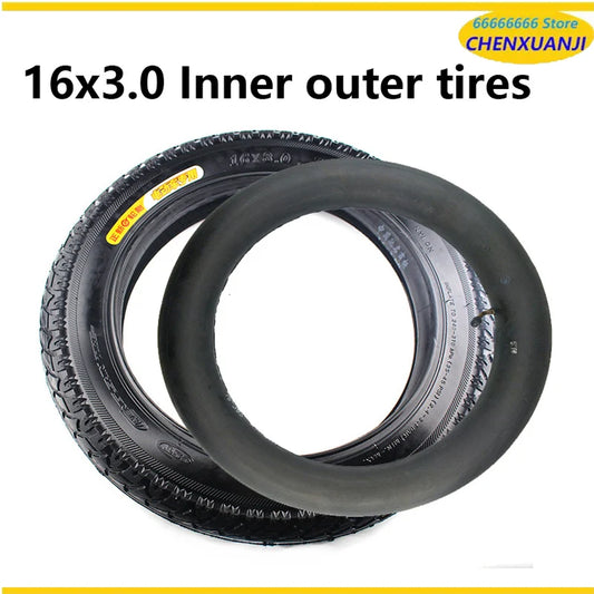 CTS 16x3.0 electric bicycle tire inner tube 16 '' wheel tyre fits Many Gas Electric Scooters and Tricycle car electric car