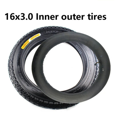 16x3.0 electric bicycle tire inner tube 16 '' wheel tyre fits Many Gas Electric Scooters and Tricycle