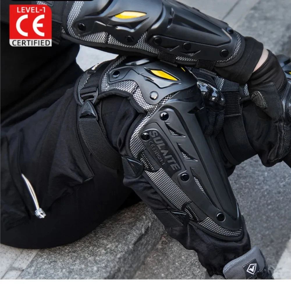 Motorcycle Knee Pads - Protective Gear for Outdoor Sports