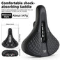 WEST BIKING Bicycle Saddle Comfortable Shockproof Bike Seats MTB Road Hollow Breathable Mountain Bike Saddle Cycling Cushion 0801239