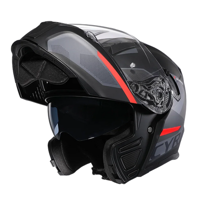 Racing Helmets Double Visor Motorcycle Helmet Accessoires Moto Sports Helmet qiangshouheihong China