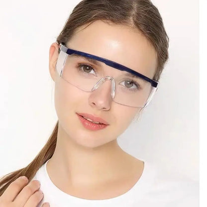 Work Safety Glasses Eye Protection Goggles Anti-Splash Windproof Dustproof Protective Glasses Optical Lens Frame Cycling Glasses