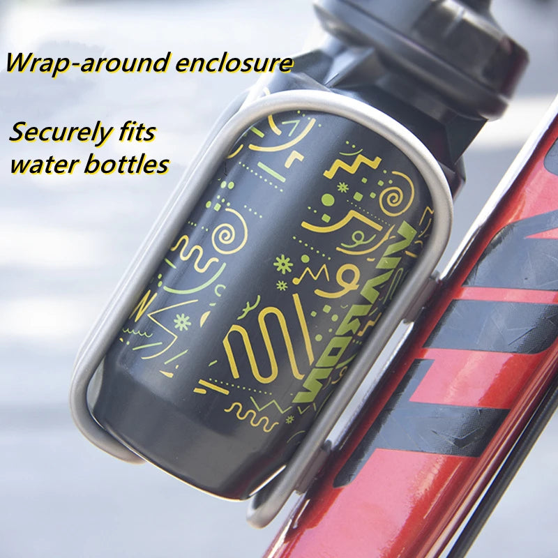 CNC Bike Accessories Titanium Cup Holder Mtb Bike Bottle Holder Ti Bottle Cage For Bromptonm /Mountain Road Cycling Bike Part