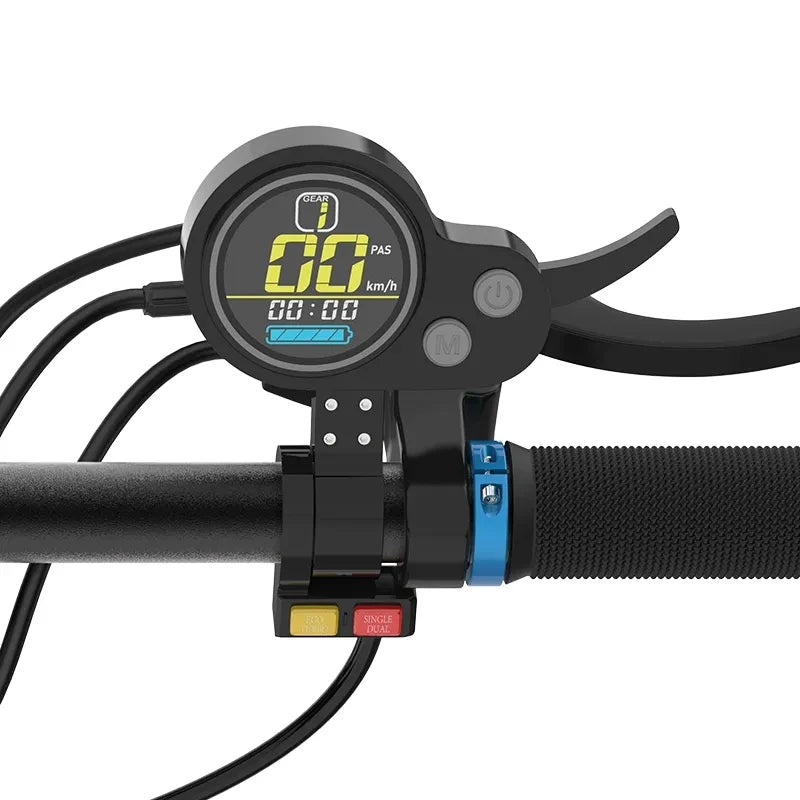 Electric Scooter LCD Display JP Throttle 36V 48V 52V 60V With USB Charging Shift Switch Accelerator