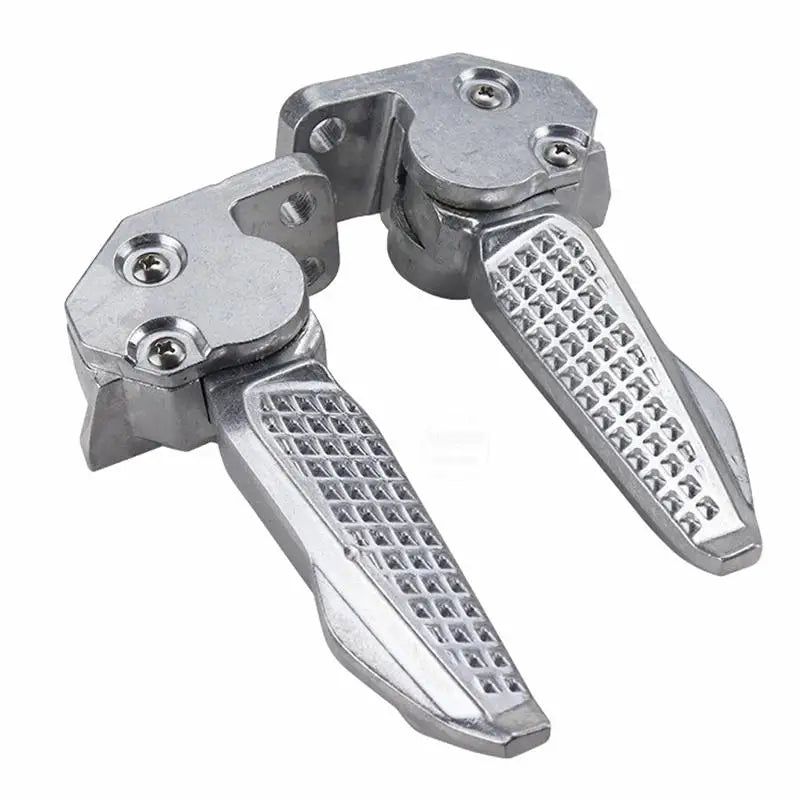 Motorcycle Bicycle Rear Passenger Foot Pedal Foot Rest Ped Foldable For Haojue USR 125 UFD VX USR UCR AFR 125 125cc