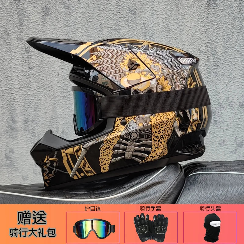 Motorcycle off-road helmet, rally helmet, and mountain bike downhill helmet 18 China