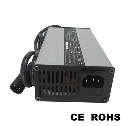 36V 5A 8A 10A 3A Li-ion Fast Charger For 36 Volt 10S Lithium Golf Cart Forklift Solar System Battery Charger XLR XT60 XT90 Port
