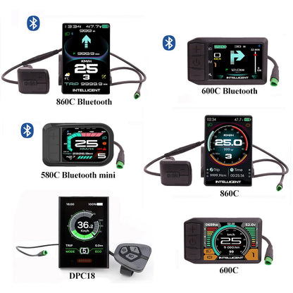 BAFANG CAN-protocol 860C 600C 530S DPC18 P860C,Triangle plug,electric bike display for mid M500 M620, motor kits, Bluetooth