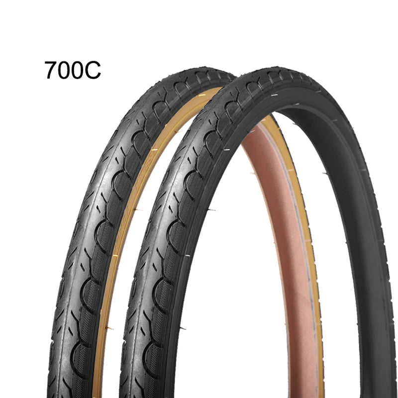 KENDA bicycle tire 700C 700x25C 28C 32C 35C 38C 40C road bike tires ultralight low resistance yellow side Selection Standard