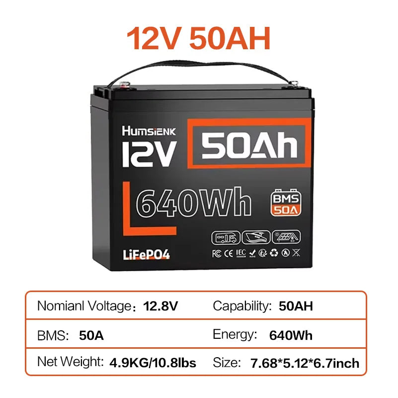 12V 50AH