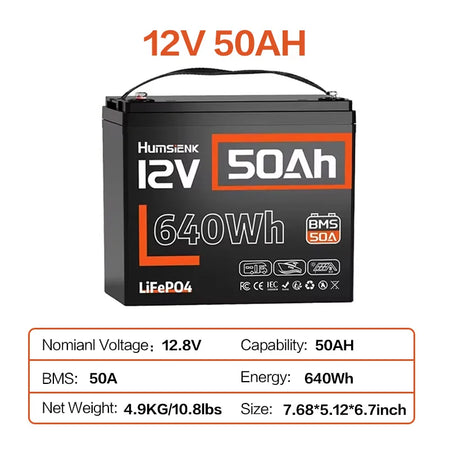12V 50AH