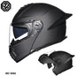 Motorcycle Helmet Dual Visor Modular Flip up Full Face Helmet for Adult Men and Women DOT Approved 2 China