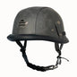 Vintage leather soldier helmet retro half helmet all seasons unisex bicycle cruiser electric scooter helmet 4
