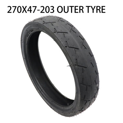 10 Inch 270x47-203 Inner Tube & Tire For Baby Carriage Trolley Replacement Tyre Wearproof Rubber Bike Tires Cycling Parts outer tireZZW China