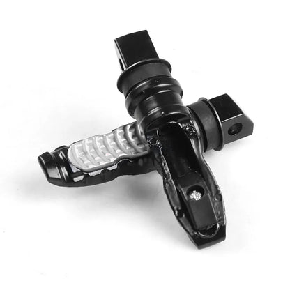 8MM Hole Aluminum Motorcycle Rear Passenger Foot Pegs Pedals Footrest Scooter Foot-Peg Motorbike Pedal Modification 2pcs /set
