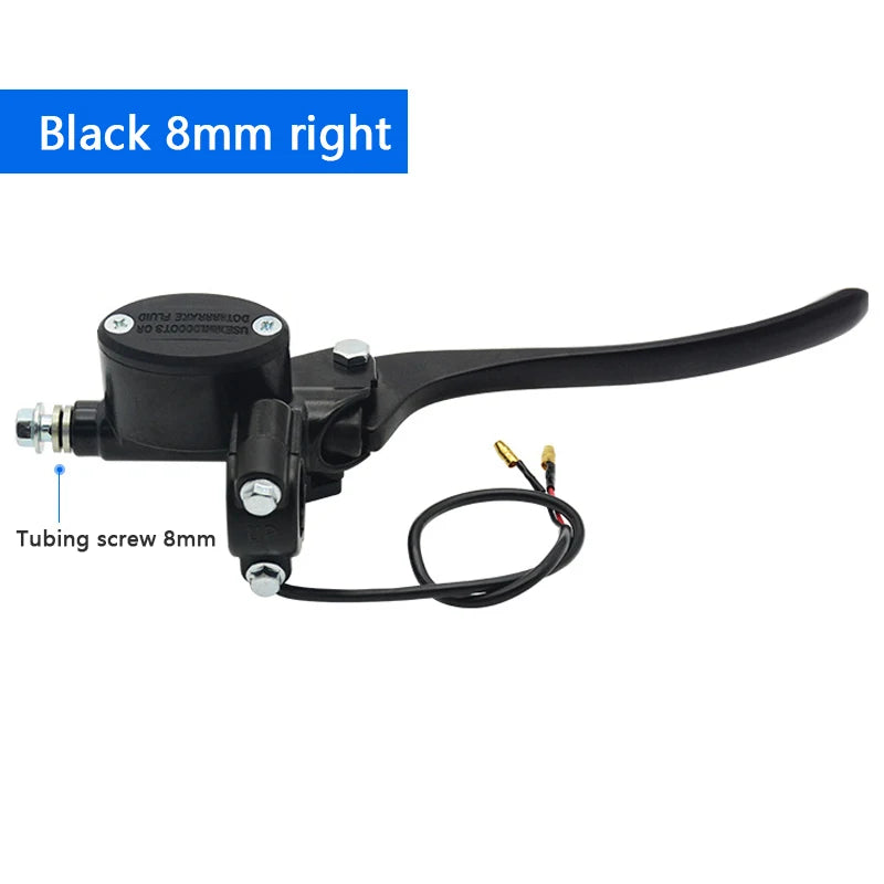 22mm Aluminum Alloy Motorcycle Brake Ebike Hydraulic Brake Electric Handles Pedal Electric Moped equipments Parts Handle Lever