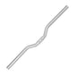 Mountain Bike Handlebar Straight/Swallow Aluminum Alloy Bicycle Riser Handlebar 25.4X540/580mm Bicycle Parts Cycling Accessories 25.4x580mm-H30Silver