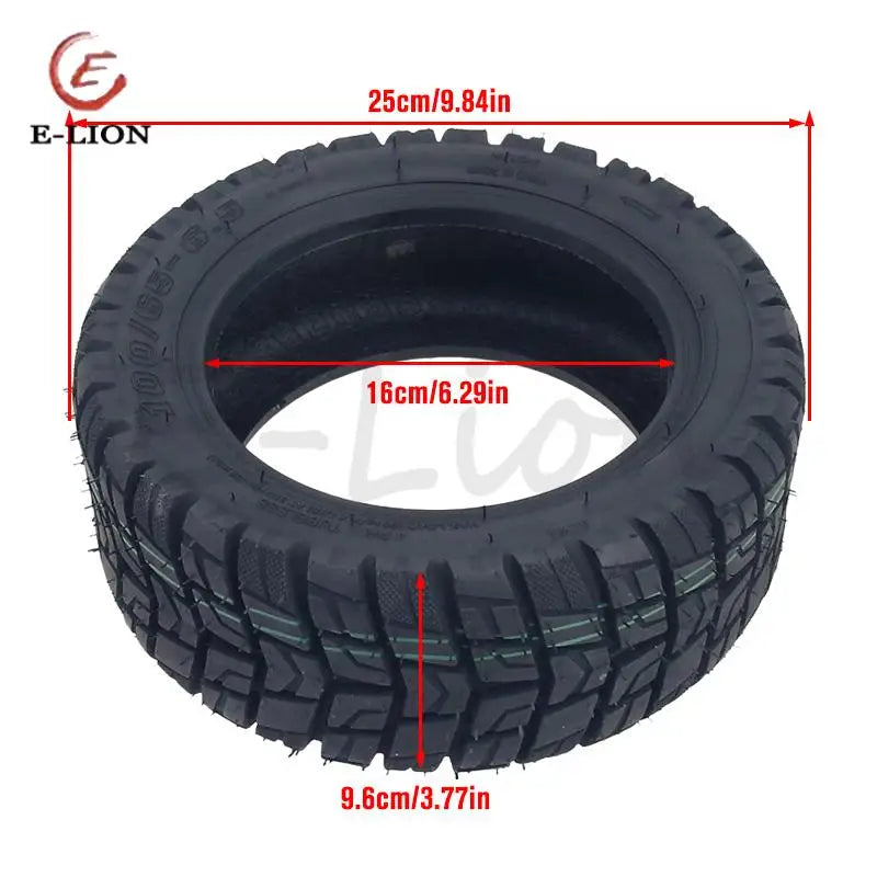 For 100/65-6.5 Electric Scooter Vacuum Wheel Tyre Tubless Tire for Tire with Tyre Valvefor (90/65-6.5 inner)