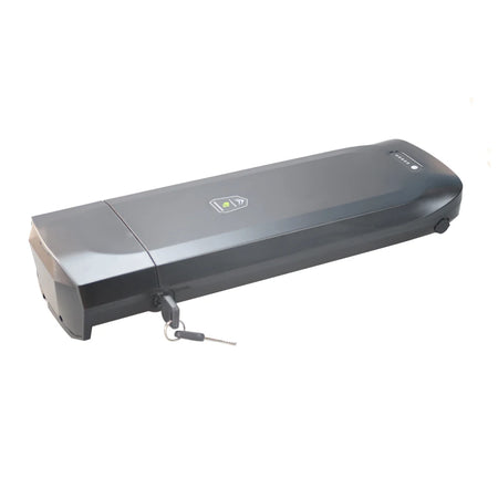 Corfu and E8000 ebike rear luggage rack battery 13Ah
