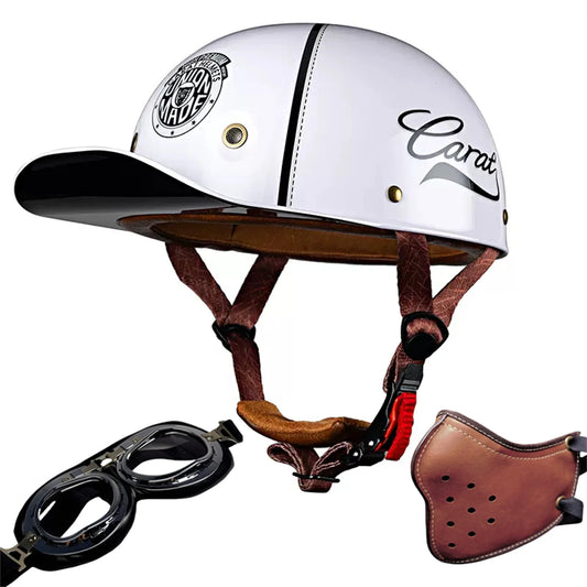 motorcycle retro helmets ladybug helmets electric car baseball caps half helmets Carat China
